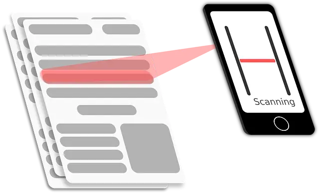 ilustrasi cara scan dokumen di android