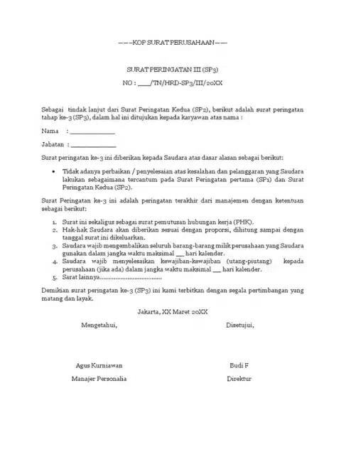 Contoh SP-3