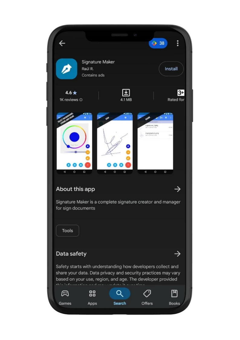 Aplikasi Signature Maker