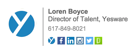 Contoh Signature Email dengan Media Sosial