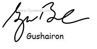 Contoh Tanda Tangan Huruf G 2