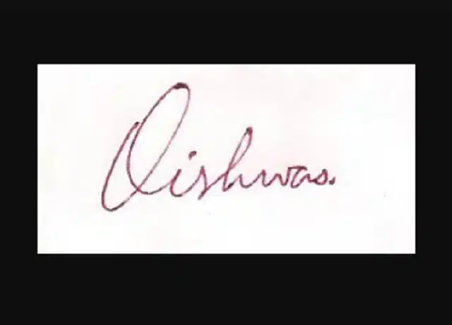 Contoh Tanda Tangan Huruf Q