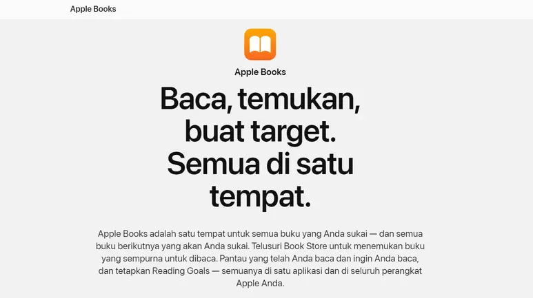 apple books merupakan salah satu aplikasi pdf iphone terbaik