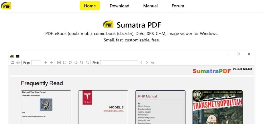 sumatrapdf merupakan salah satu aplikasi pdf gratis terbaik di windows