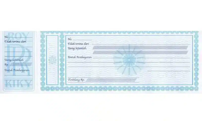Contoh Kwitansi 4
