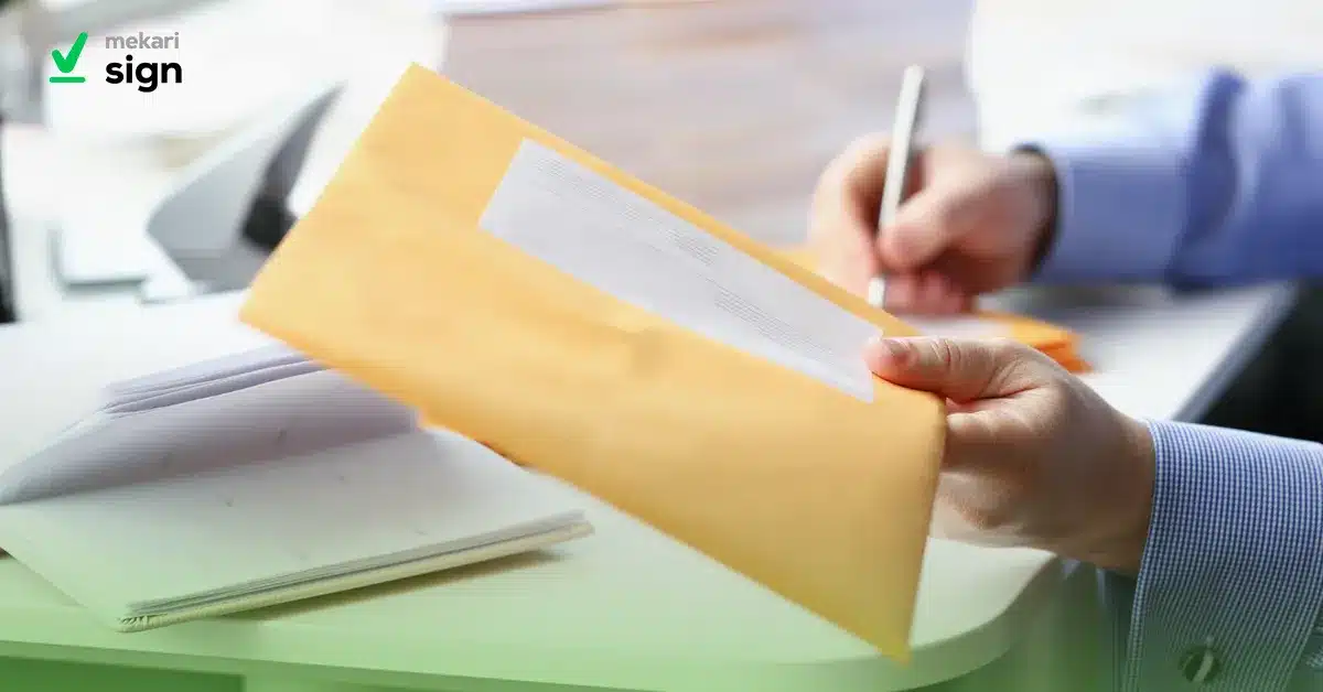 Contoh surat permohonan izin kegiatan dalam bentuk fisik yang siap dikirimkan ke instansi