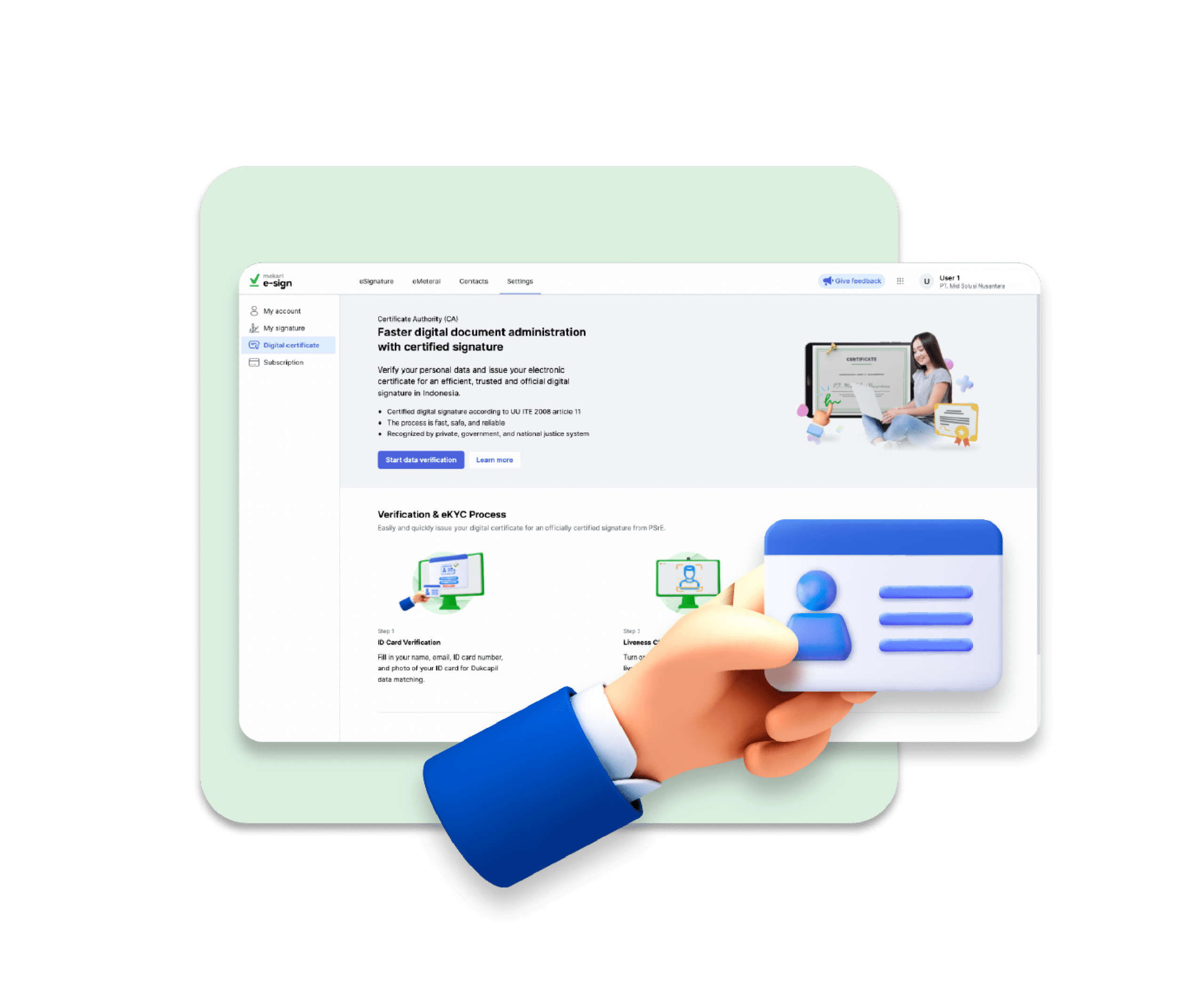 audit trail: know your customer