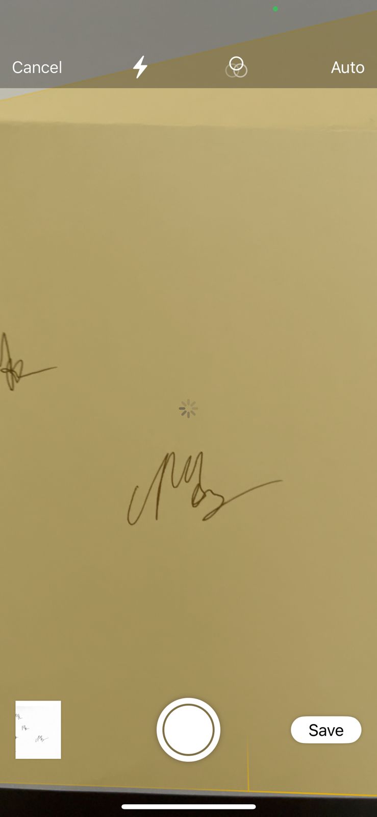 cara scan tanda tangan di iPhone melalui notes