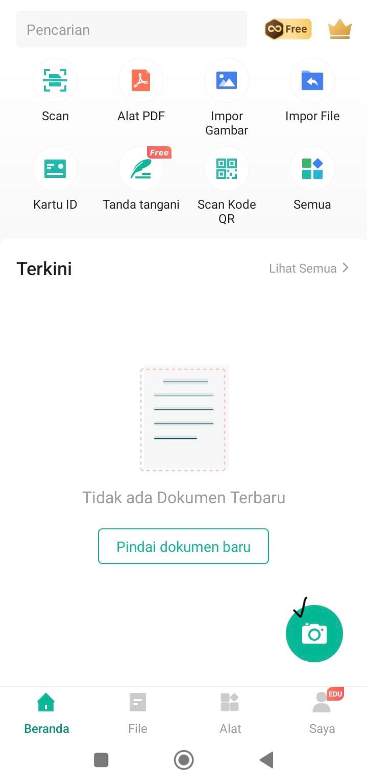 cara scan tanda tangan di android melalui aplikasi camscanner