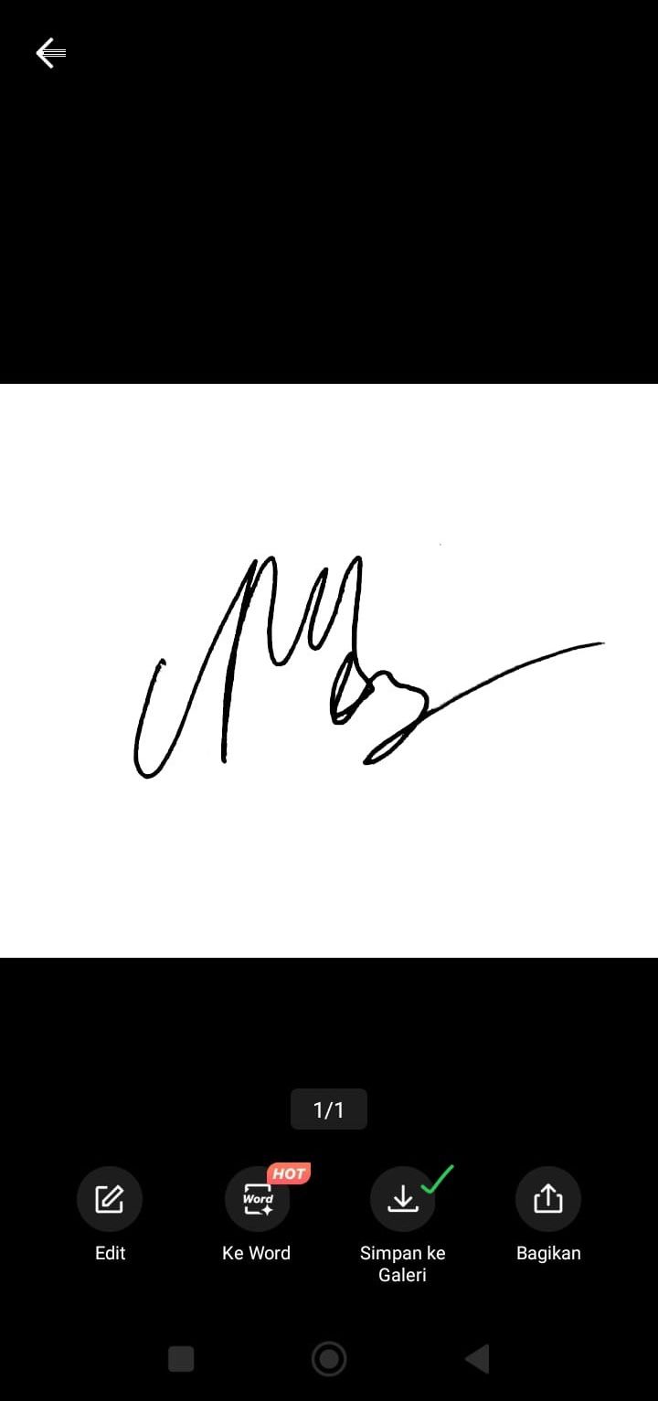 cara scan tanda tangan di Android melalui aplikasi camscanner