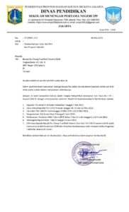 Contoh format surat pemberitahuan