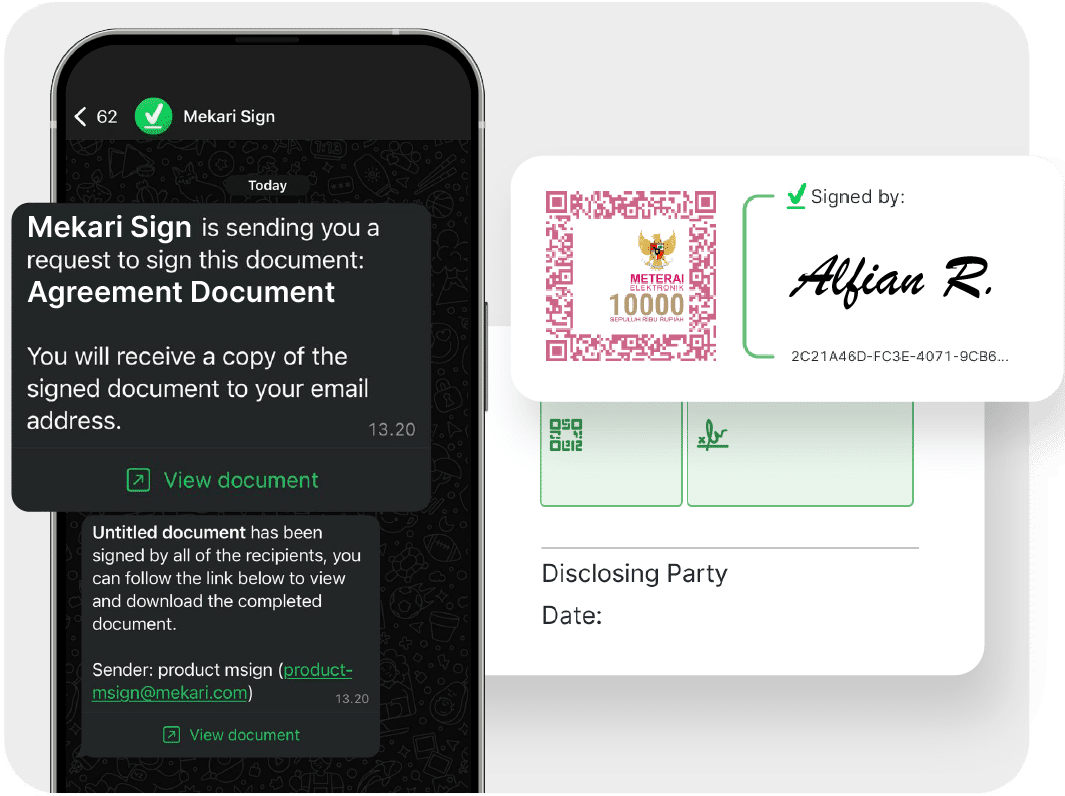 Images by Mekari e-sign