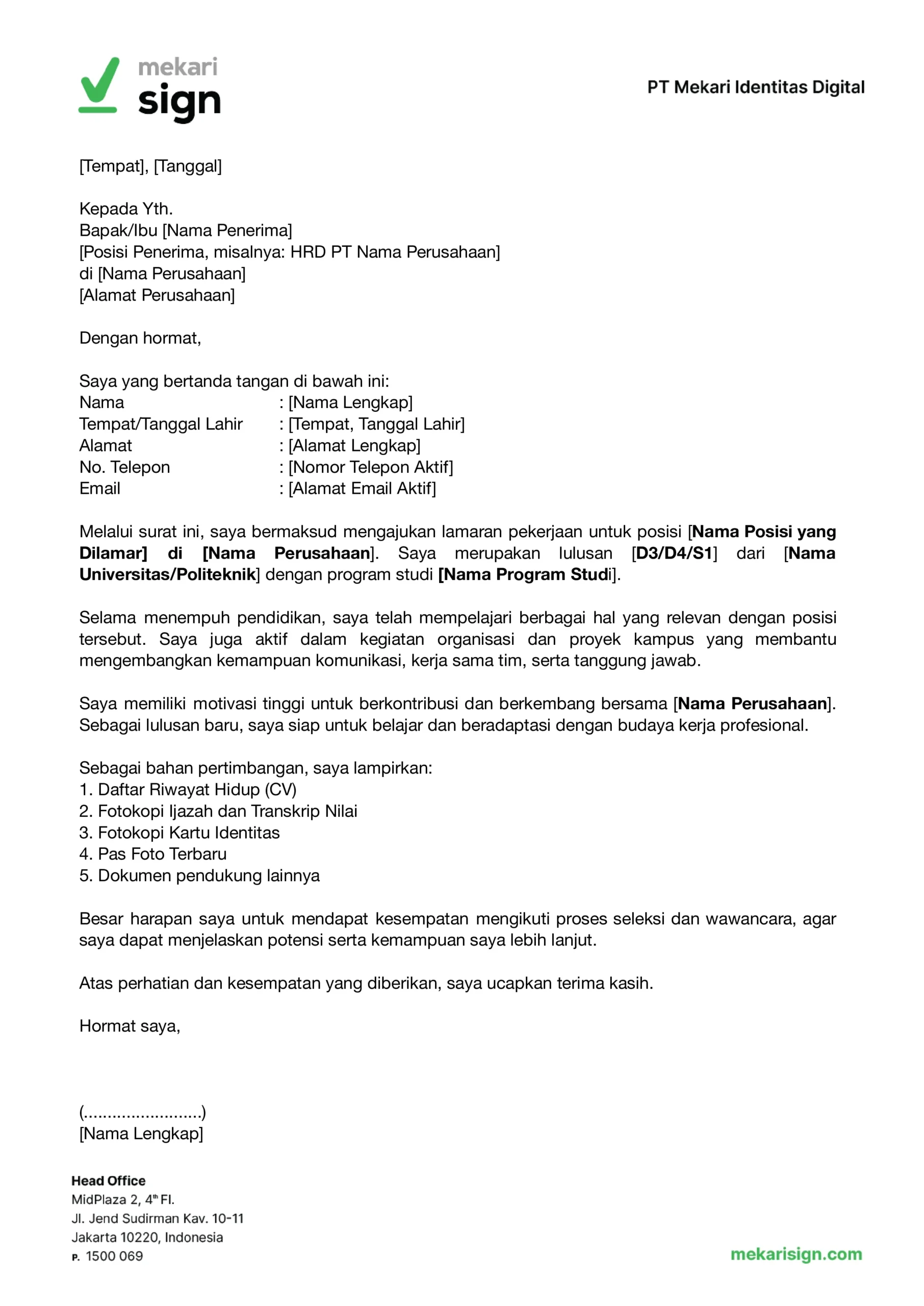 Contoh-Surat-Lamaran-Kerja-Fresh-Graduate-Mekari-Sign