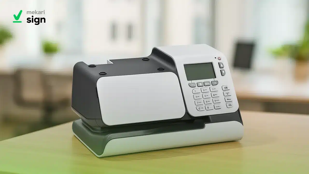 Mesin teraan digital untuk keperluan validasi meterai elektronik pada dokumen