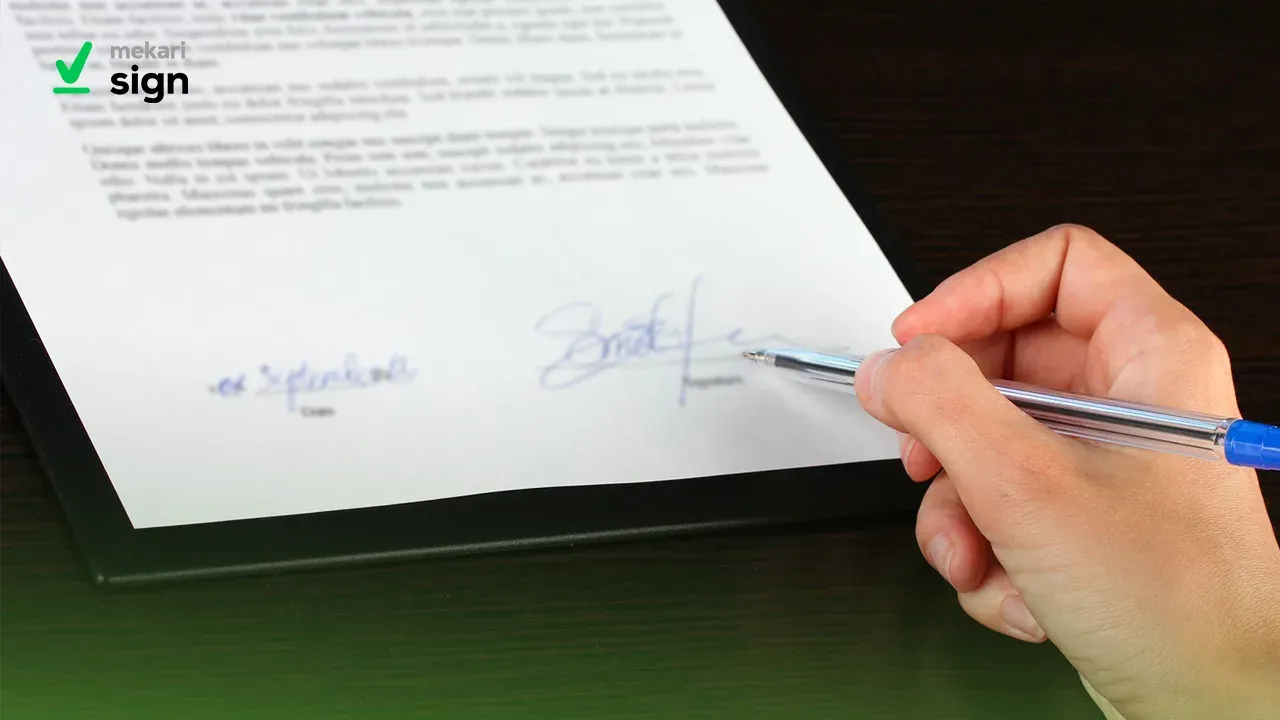 Apa Itu Tanda Tangan Basah? Ini Bedanya dengan Digital