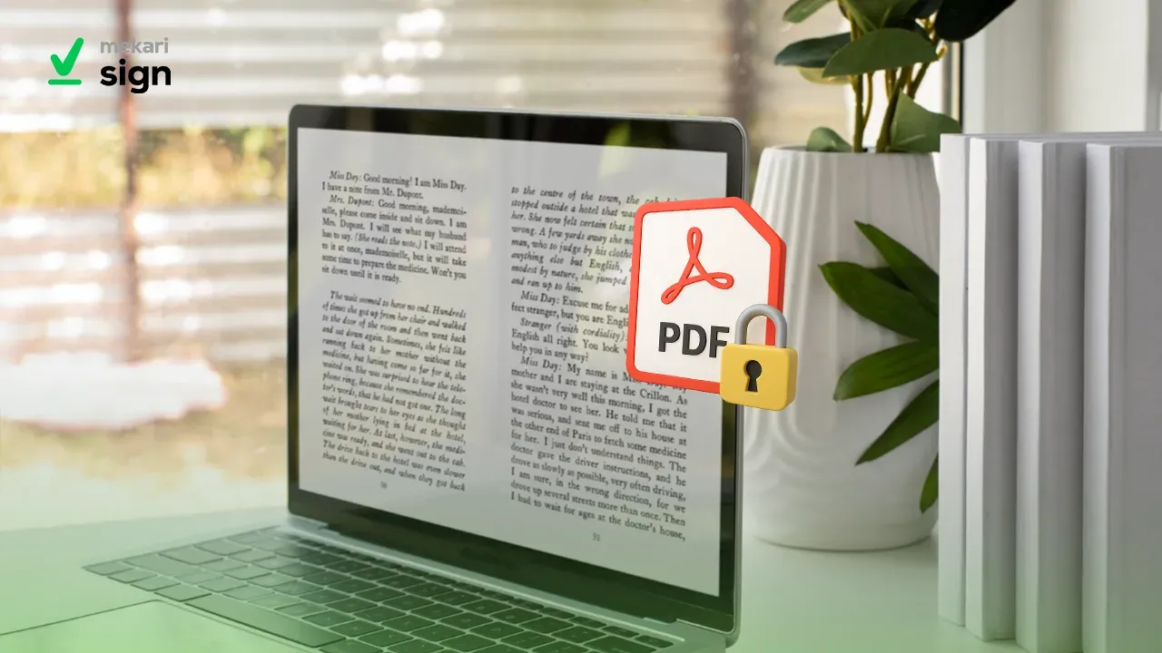 pengertian enkripsi, cara dan tipsmengunci file PDF agar aman terhindar dari copy & edit